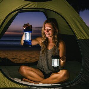Lot of 2 (12LED) super bright LED camping lantern